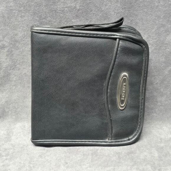 ICON Black CD Carrying Case Holds 32 DVD CD Music Movies & Inserts - Picture 9 of 9